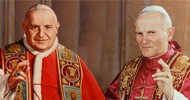 Domingo, as canonizações de João XXIII e João Paulo II 