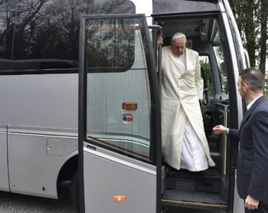 O Papa Francisco está fazendo o seu Retiro Espiritual de 5 dias nesta Quaresma